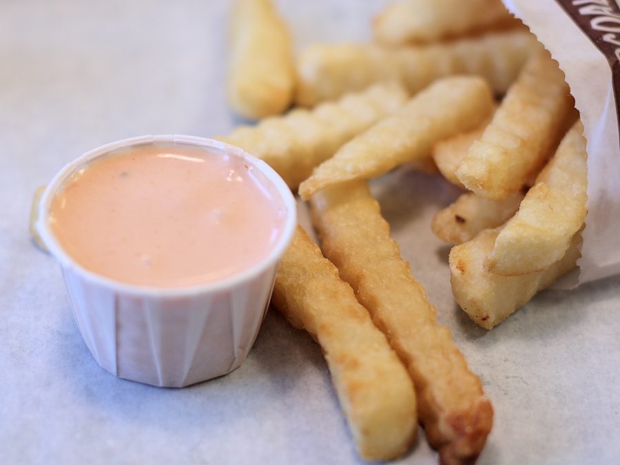 Salsa de mayonesa y ketchup