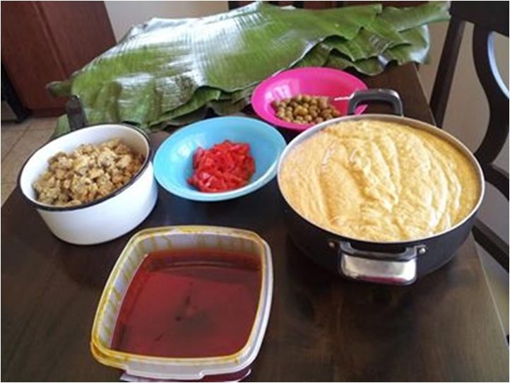 Los ingredientes del pastel